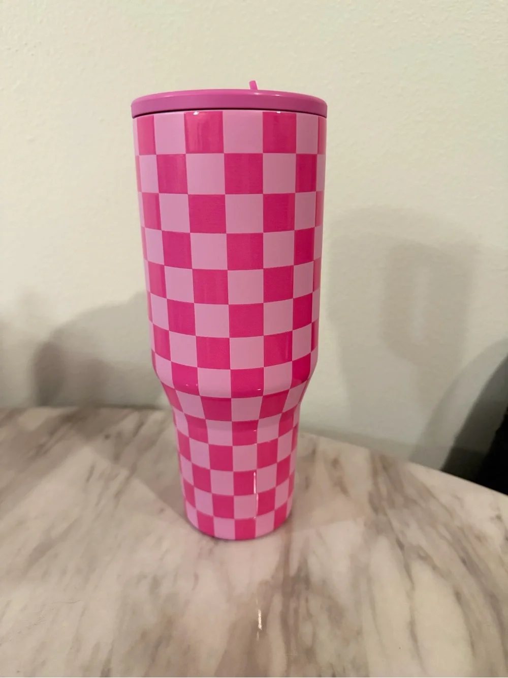 N/A pink checkered